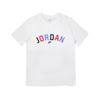Nike 短袖上衣 Jordan Sport DNA 男款 白 休閒 棉質 字母 短T DH8979-100