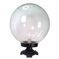 【彩渝】350MM PMMA 門柱燈(圓球 戶外球形柱頭燈 球型燈罩 庭園燈 可搭配LED)