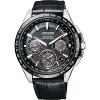 【CITIZEN 星辰】Eco-Drive 鈦 光動能GPS衛星對時錶-黑/43mm 男錶 送禮 推薦(CC9015-03E)