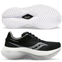SAUCONY 索康尼 KINVARA PRO 女款 D 寬楦 碳板 路跑鞋(S10848-10 黑白 慢跑鞋 競速 碳纖維板 8MM)