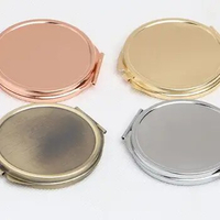 Round Gold/Rose gold Compact Makeup Mirror Pretty Compact Mirror Pretty Ladies Handbag Mirrors SN051