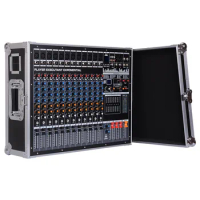 XTUGA EPM12 Professional 12 Channels Mixing Console With Amplifier BT Recorder 24 DSP Effect Powerful Audio Mixer