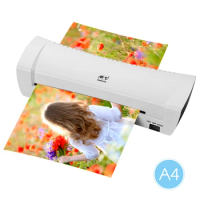 A4 9" Office Hot&amp;Cold Photo Laminator Roll Laminator Thermal Laminating Machine for A4 Document Photo #R10
