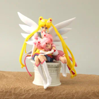 Sailor Moon Anime Figure 14cm Tsukino Usagi Serenity Statue Action Figurine Collectible Model Toys Decor Gift