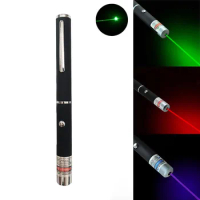 Laser Sight Pointer 5MW Powerful Green Blue Red Dot Laser Light Pen Powerful Laser Pointer Meter 405nm 530nm 650nm Green Lazer