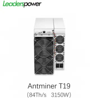 New Bitmain Antminer T19 88TH/S Asic Miner, 330OW BTC Bitcoin Miner Crypto Mining Machine Much Cheaper Than Antminer S19pro 110t