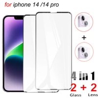 Screen Protector For iphone 14 Tempered Glass iphone 14pro Lens Glass For apple iphone 14 pro Glass pelicula iphone14 pro
