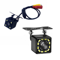 Car Rear View Camera IP68 Waterproof CCD4 LED Auto Backup Monitor 170 Degree HD Image Night Vision Reversing Parking Camera