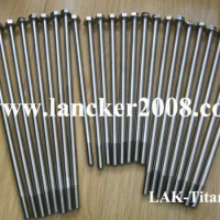 M6x50 55 LAK-Titanium 10mm Hexagon 12.5mm Flanged bolt/screw thread 25mm Gr5