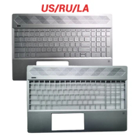 NEW US/Russian/Latin Laptop keyboard For HP Pavilion 15-CW 15-CS TPN-Q208 TPN-Q210 Silver Palmrest Upper Cover
