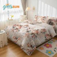 Promo Full Set Bed Cover Set Stefani - Summersun