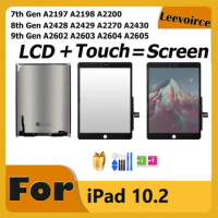 10.2 LCD +Touch Screen = Display For iPad 10.2 2019 7th Gen A2197 A2198 /8th 2020 A2270 A2430 A2428 /9th A2602 A2603 Replacement