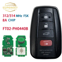 Lonsdor FT02-PH0440B Update Version of FT11-H0410C 312/314MHz 8A Chip Smart Key For Toyota RAV4 Avalon