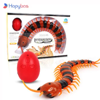 NEW Infrared RC Remote Control Simulation Centipede Creepy-Crawly Kids Toy Gift Orange&amp;Black