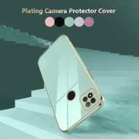 Plating Camera Protector Cover For Xaomi Redmi 9AT 9 9T 10C 9C NFC 8 8A Redmi Note 9S 7 9T 8 9 Pro ShockProof Soft TPU Back Case