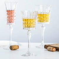 法國進口古典紅酒杯歐式水晶玻璃香檳杯起泡酒杯白葡萄酒杯高腳杯