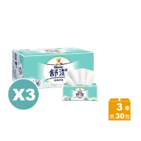 Kleenex 舒潔 3串組-雲柔舒適抽取衛生紙(100抽x10包*3/共30包)