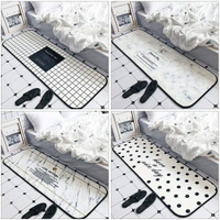 時尚創意地墊247 廚房浴室衛生間臥室床邊門廳 吸水長條防滑地毯(50*70cm+50*150cm)