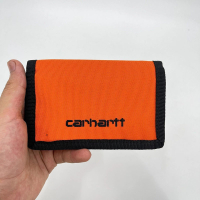 Fjcarhartt brand men's wallet fold money bag Korean fashion male short wallets zipper change coin purse card holderl56