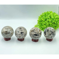 1Pc Natural Druzy Agate Sphere / Top High Quality Stone / Healing Meditation Stone / Home Decoration