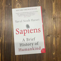 【หนังสือภาษาอังกฤษ】Sapiens A Brief History of Humankind  Yuval Noah English Book