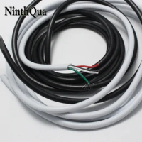 10metre 4 in 1 wire white black data cable USB DIY plug jack connector tablet charging cable the power for Phone ect