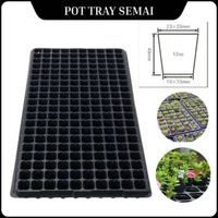Pot Tray Semai Benih Bibit Tanaman Per 5 Pcs Tray Tanam Bibit Sayuran / Tray Semai isi 200 Lubang