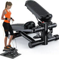 Mini Stepper for Exercise, Mini Stair Stepper 330 lb Capacity, Workout Stepper Machine for Exercise at Home, Step Machine with R