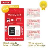 Lenovo Micro Memory SD Card 128GB 2TB 1TB SD Card SD/TF Flash Card 256 512 GB Memory Card 128GB For Nintendo Switch Drone Camera