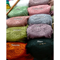 KAIN BROKAT METERAN MOTIF DAUN - Brokat Fatmawati, Brukat Brokat Meteran Murah, Kain Kebaya Bridesma