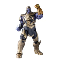 In Stock Original Genuine BANDAI S.H.Figuarts Thanos Avengers: Endgame Characters Portrait Model Toy