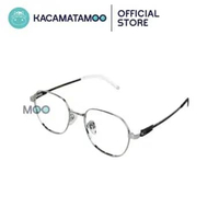 KACAMATAMOO Frame Kacamata Pria Wanita Square SQ-T 6623 | Titanium Ringan, Pas Wajah Kecil & Stylish