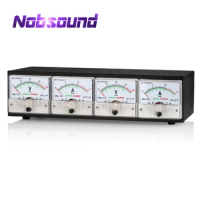 Nobsound CT3 Dual Analog Power Tester for Amplifier/Speaker Channel Balance Voltage Current Detector VU Meter Level Indicator