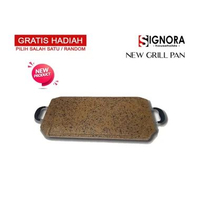 New Grill Pan Signora / Alat Panggang Anti Lengket Free Hadiah