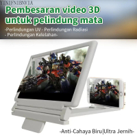 Penguat Layar HP HD yang Dapat Dilipat - Dilengkapi Dudukan HP, Cocok untuk Nonton Film atau Video C