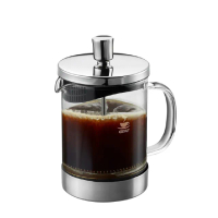 【GEFU】德國品牌多用途不鏽鋼法式濾壓壺-600ml(可泡咖啡/泡茶/打奶泡)
