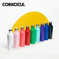 美國CORKCICLE Classic系列三層真空易口瓶/保溫瓶750ml-烈焰紅