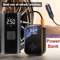 Pompa Ban Mobil Truk Motor Elektrik Kompresor Udara Nirkabel Kecil Inflator Ban Portabel Pompa Infla