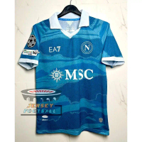 ชุดใหม่ล่าสุด เสื้อ SSC Napoli, ฤดูกาล 2025/26, เกรด AAA, ทีมเหย้า, สีฟ้า, รุ่นล่าสุด, การออกแบบ Nap