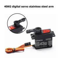 Wear-resistant 40KG Digital Servo Metal Gear High Speed Large Torque 25T Arm For 1/8 1/10 Scale RC Crawler Cars Accessories