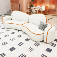 White Sofa Industrial Design Banquet Wedding Events Indoor Salon Styling Relax Grande Sofas Lazy Pouf Chambre Designer Furniture