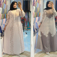 Dress shallu nisabila ditoko Hb store Aceh timur
