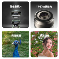 fotorgear影像極客135mm手機長焦鏡頭人像拍攝極影相機外置微距T適配小米oppo蘋果華為vivo演唱會鏡頭