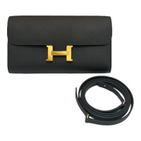 【Hermes 愛馬仕】康康TO GO EPSOM皮(黑色/金釦/B刻)