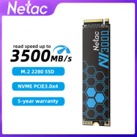 Netac NV3000 SSD M2 NVMe 3500MB/s PCIe 3.0 HD 250GB 500GB 1TB 2TB M.2 Hard Disk Internal Solid State Drive for Desktop Laptop