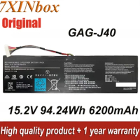 7XINbox GAG-J40 15.2V 94.24Wh 6200mAh Original Laptop Battery For Gigabyte Aero14-V7 14-K7 15W 15X Aorus X7 Dt V6 V7 V8 Series