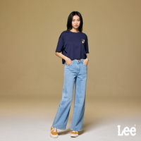 Lee 女款 高腰舒適牛仔寬褲 | Modern