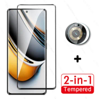 2in1 Curved Tempered Glass For Realme 11 Pro Realme11Pro Plus 5G Camera Glass Realmy 11Pro Realme11 Pro+ 6.7'' Screen Protector