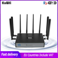 KuWFi 5G WiFi Router 1800Mbps 4G CAT16 Industry Wireless Router WiFi6 Dual Band Modem Routers wifi Extender With Gigabit Port
