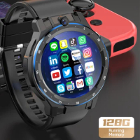 2023 New 4G Smart Watch Men 6GB+128GB 1.43 Inch 8-Core Dual CPU Camera 900mAh Android 10 Full Network Sim Card GPS Smart watch